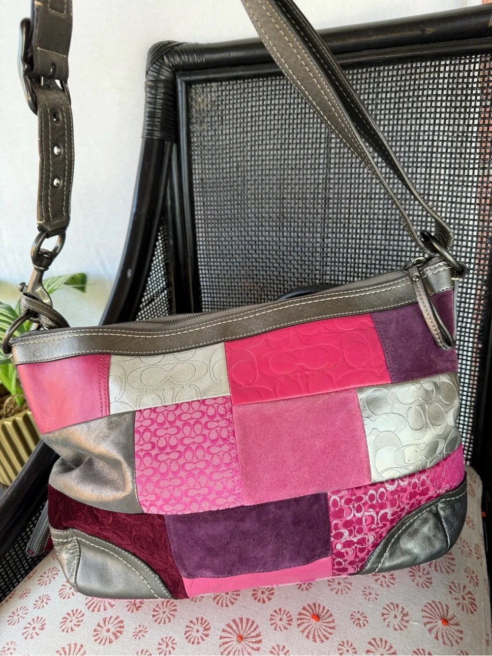 Coach patchwork shoulder